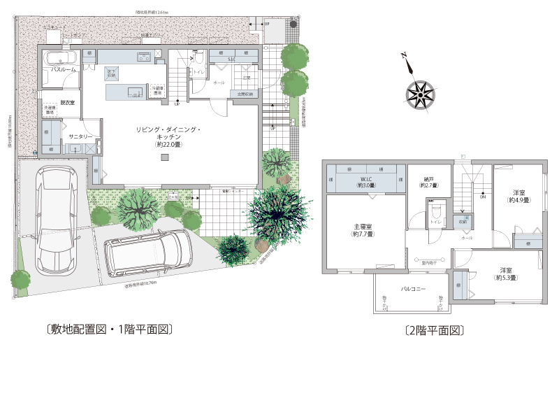 スマートハイムプレイス武蔵村山市中央 9号棟 間取り図